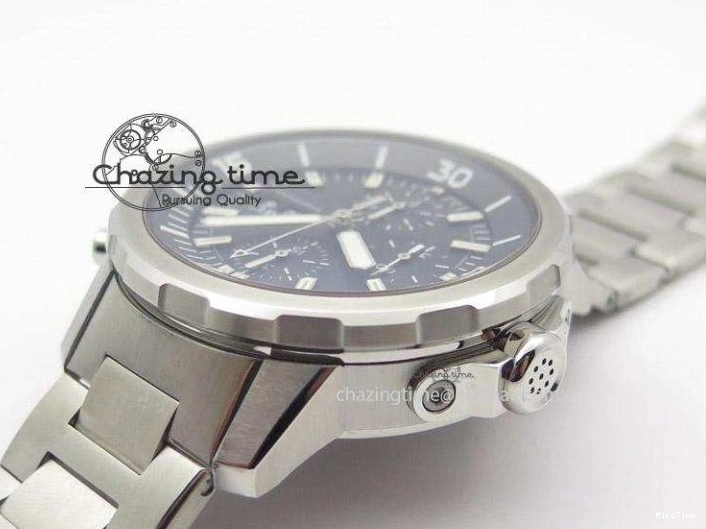 MIROTIME 0520 Classic Aquatimer Chrono IW376803 V6F 1:1 Best Edition Black Dial On SS Bracelet A 7361